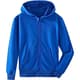 Youth Recycled Full Zip Hooded Sweatshirt W/ Wrinkle Free