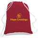 100% Cotton Canvas Eco-Friendly Large Drawstring Backpack