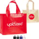 110 GSM Non-Woven Laminated W/ Gusset Tote Bag (16"X13"X6")