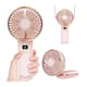 Portable Handheld Fan with Power Bank, USB Rechargeable