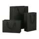 Premium Black Matte Paper Shopping bag