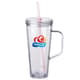 Plastic Tumbler with Handle 24 oz.