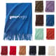 Faux Cashmere Chunky Knit Scarf for Women Winter Warm
