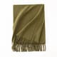 Faux Cashmere Chunky Knit Scarf for Women Winter Warm