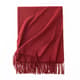 Faux Cashmere Chunky Knit Scarf for Women Winter Warm