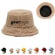 Warm Fleece Bucket Fisherman Hat for Winter