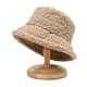Warm Fleece Bucket Fisherman Hat for Winter