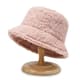 Warm Fleece Bucket Fisherman Hat for Winter