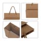 Kraft Paper Euro Shopping Tote Bag With Rope Handle