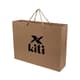 Natural Kraft Euro Tote Bag W/ Rope Handle 15.7"x11.8"x6"