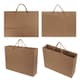 Natural Kraft Euro Tote Bag W/ Rope Handle 15.7"x11.8"x6"